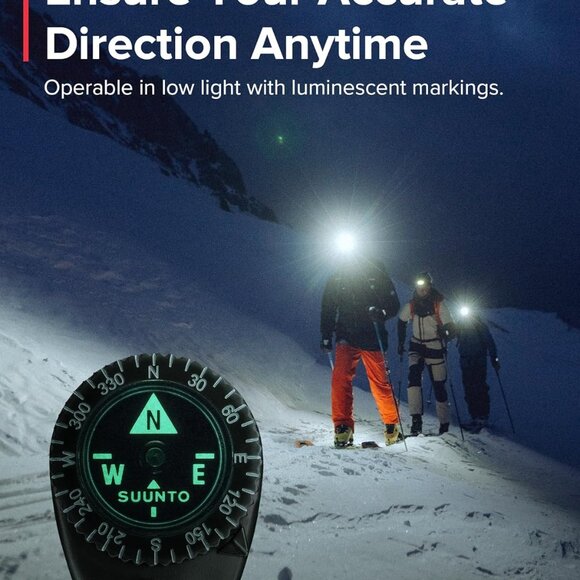 Multifunctional Compass, Northern Hemisphere, Compact Waterproof Navigation Coma - Picture 5 of 10